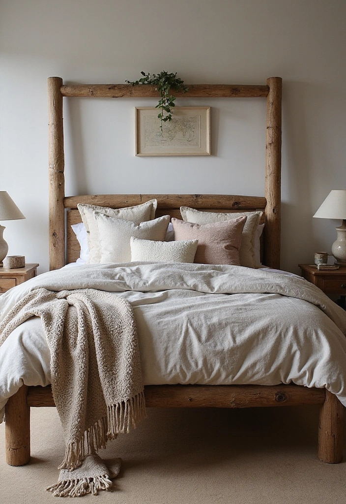 16 Beautiful Corbel Bed Frames That Will Transform Your Bedroom Into a Cozy Retreat (Check Out #8!) - 7. Textural Wonderland
