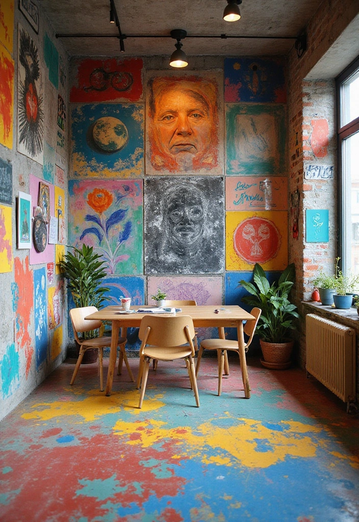16 Foldable Room Dividers That Are Perfect for Any Space (Ideal for Quick Changes!) - 7. Artistic Room Partitions