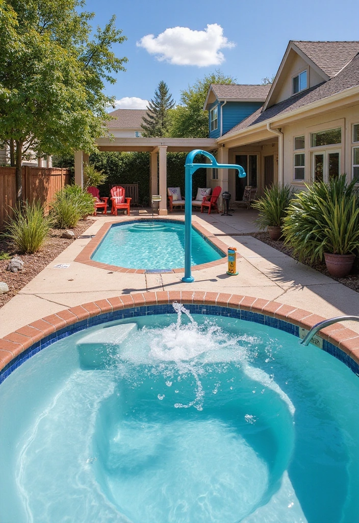 16 Luxury Hot Tub Patios That Redefine Outdoor Elegance (You’ll Want #8!) - 10. Family-Friendly Fun Zone