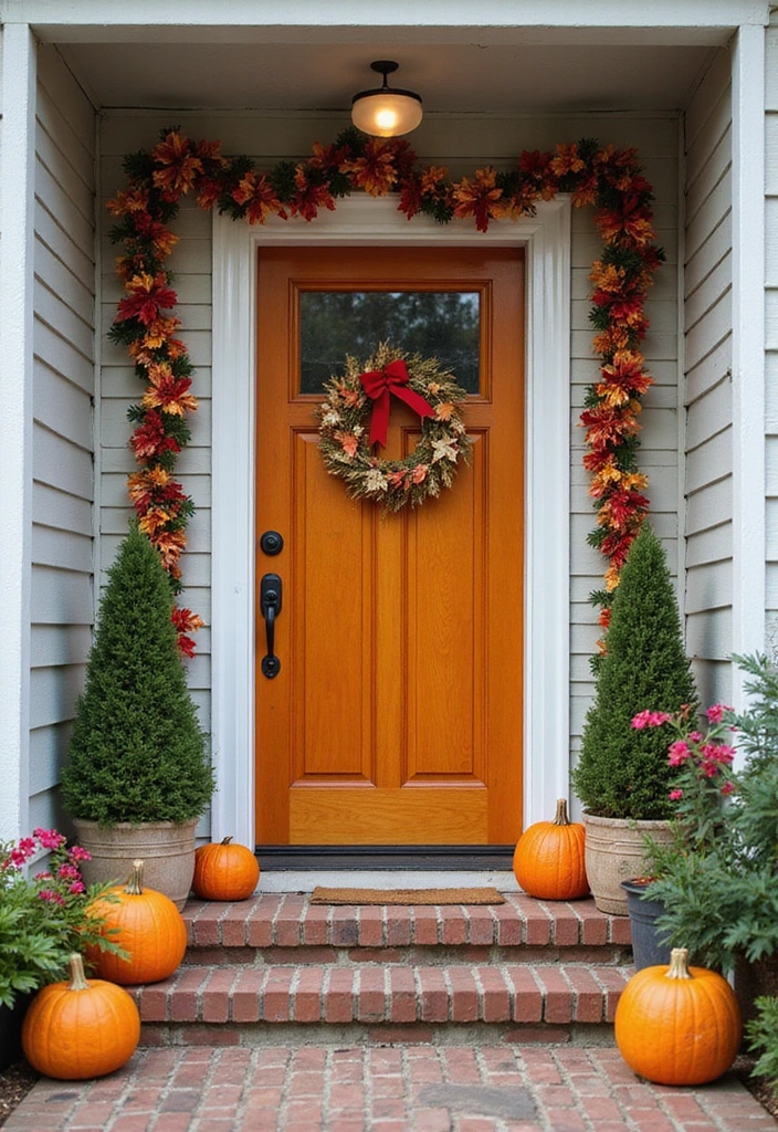 17 Colorful House Number Ideas That'll Brighten Up Your Home's Entrance! - 14. Seasonal Theme Numbers