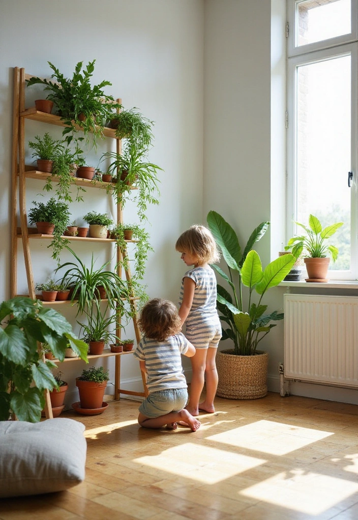 17 Fun Kids Room Divider Ideas That Will Make Playtime Extra Special (You’ll Adore #3!) - 11. Stylish Plant Divider