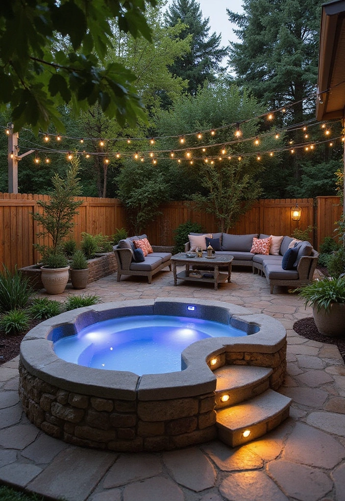 17 Small Hot Tub Patio Ideas That Maximize Space Without Skimping on Style! - 14. Unique Hot Tub Designs