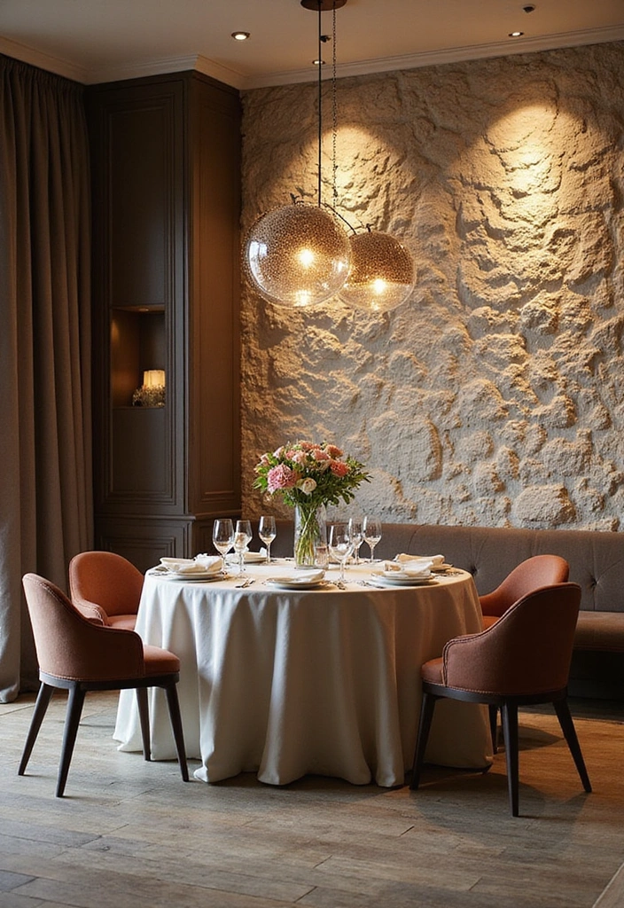 18 Luxury Stone Wall Ideas That Will Make Your Home Feel Like a Million Bucks! - 11. Glamorous Stone Accent Walls