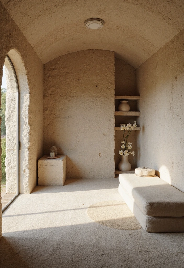 18 Luxury Stone Wall Ideas That Will Make Your Home Feel Like a Million Bucks! - 18. Quintessential Zen with Soft Stone
