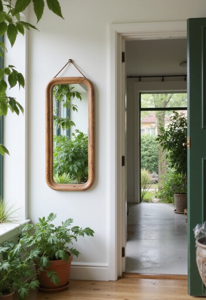 18 Modern Entryway Mirror Designs That Are Totally Instagrammable (Don’t Miss #6!) - 16. Eco-Friendly Mirrors