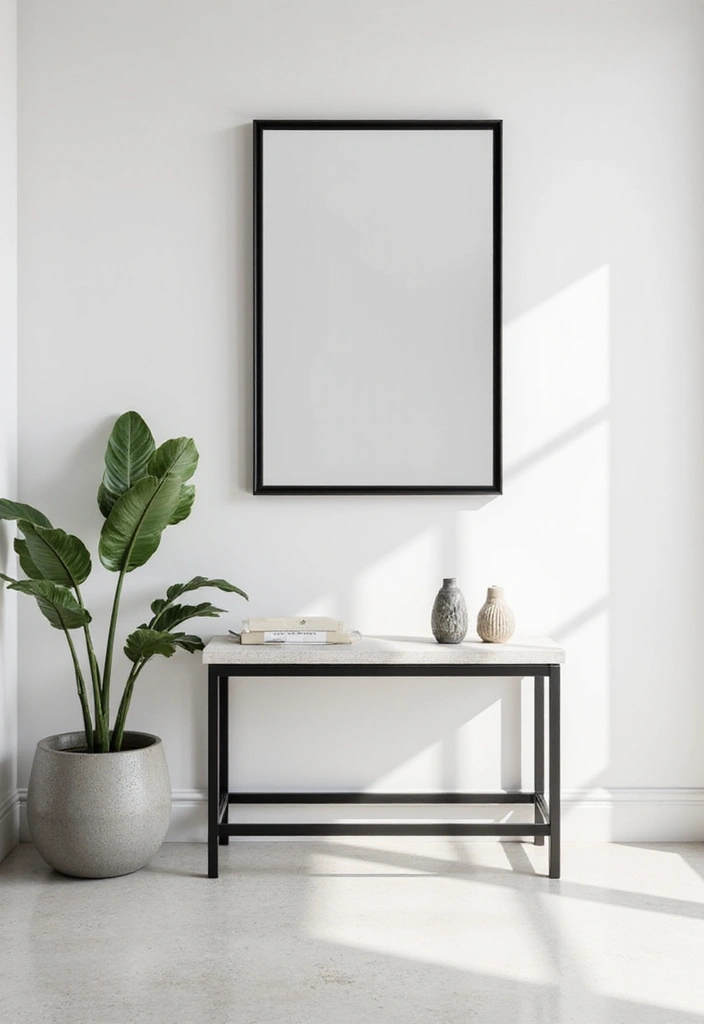 18 Modern Entryway Mirror Designs That Are Totally Instagrammable (Don’t Miss #6!) - 6. Minimalist Mirrors
