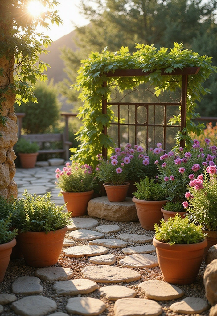 19 Beautiful Low-Maintenance Rock Garden Ideas for Busy Homeowners (You’ll Want #6!) - 14. Mediterranean Flair