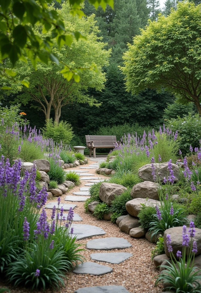 19 Beautiful Low-Maintenance Rock Garden Ideas for Busy Homeowners (You’ll Want #6!) - 18. The Classic English Garden