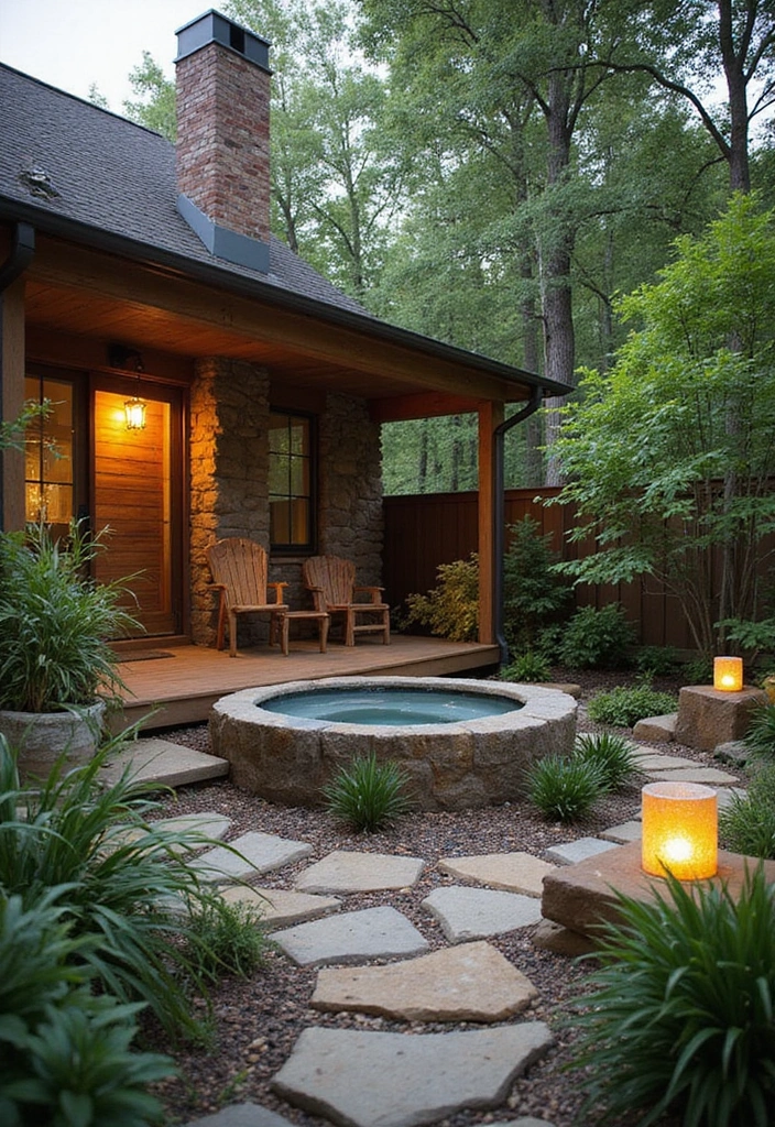 19 Modern Hot Tub Patios That Redefine Outdoor Luxury! - 7. Eco-Friendly Retreat