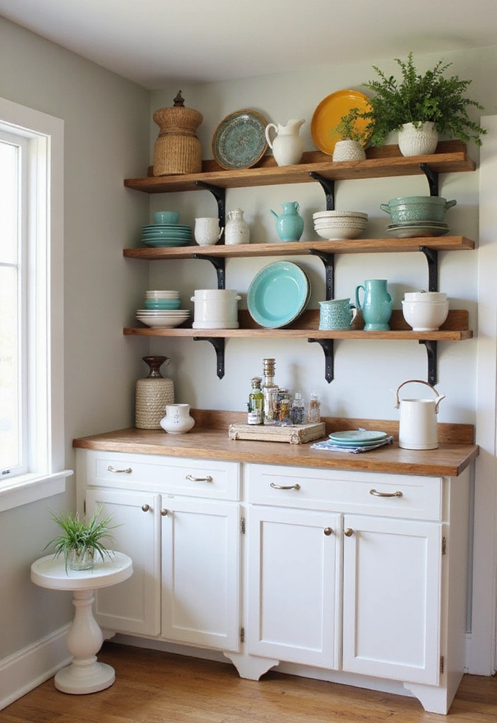 19 Stylish Lake House Furniture Ideas That are Both Functional and Fabulous! - 11. Functional Shelving
