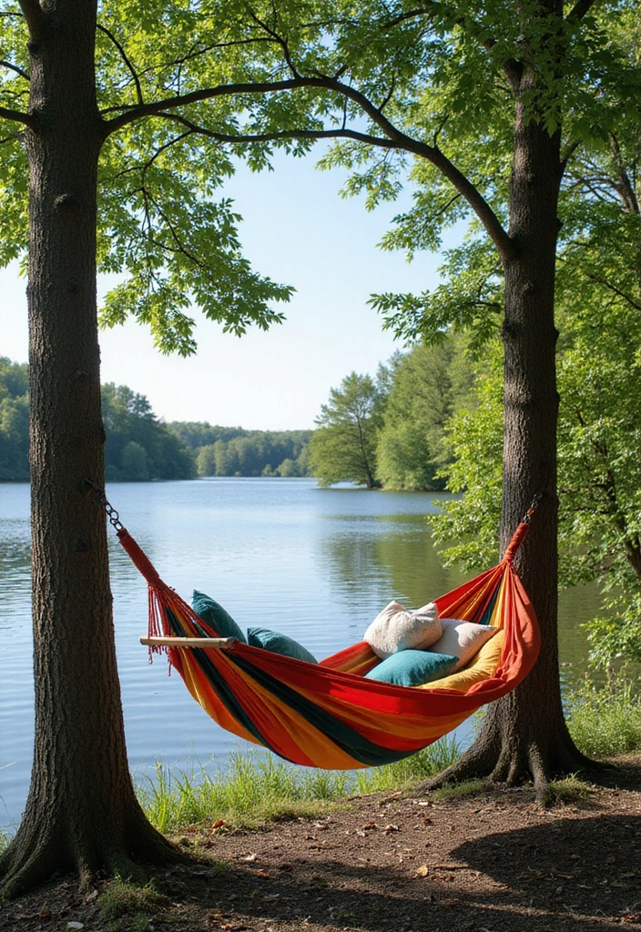 19 Stylish Lake House Furniture Ideas That are Both Functional and Fabulous! - 14. Comfy Hammocks