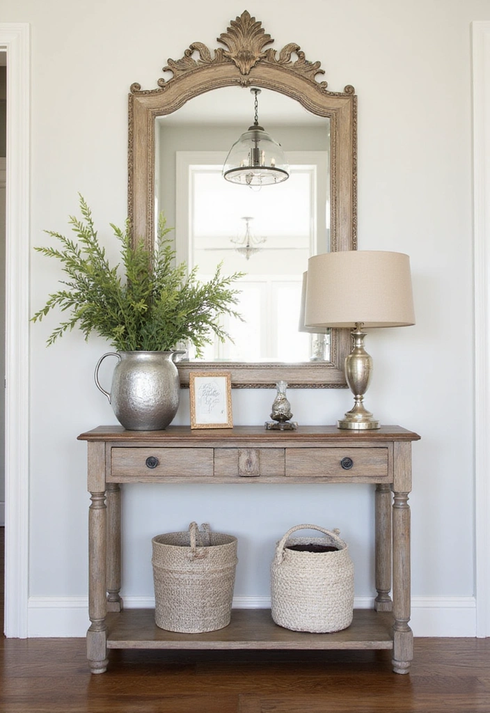 19 Stylish Lake House Furniture Ideas That are Both Functional and Fabulous! - 15. Stylish Console Tables