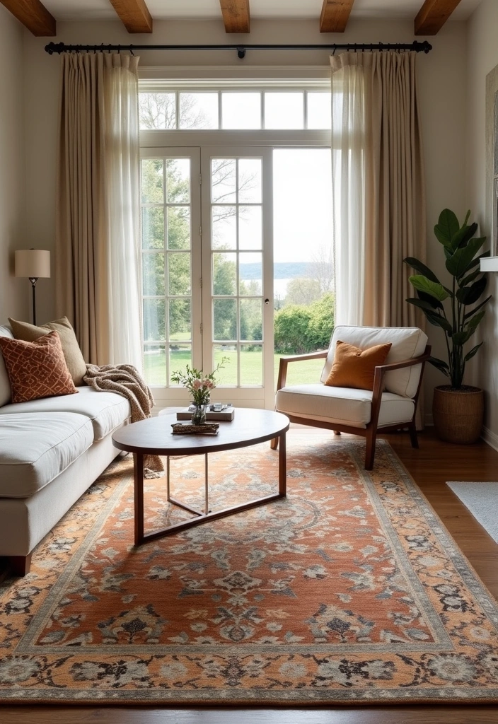 19 Stylish Lake House Furniture Ideas That are Both Functional and Fabulous! - 17. Stylish Area Rugs