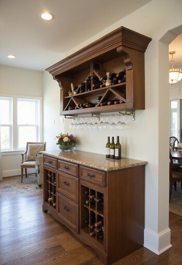 20 DIY Corbel Projects That’ll Add Character to Your Home (You Won't Believe How Easy #6 Is!) - 12. Corbel Wine Rack