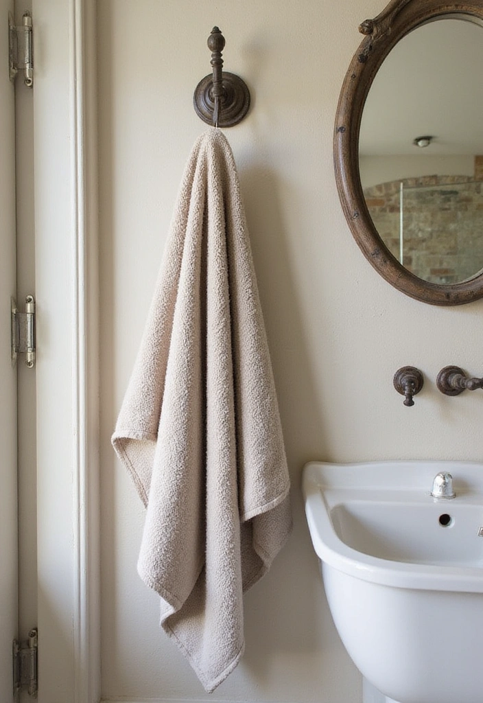 20 DIY Corbel Projects That’ll Add Character to Your Home (You Won't Believe How Easy #6 Is!) - 15. Corbel Towel Rack
