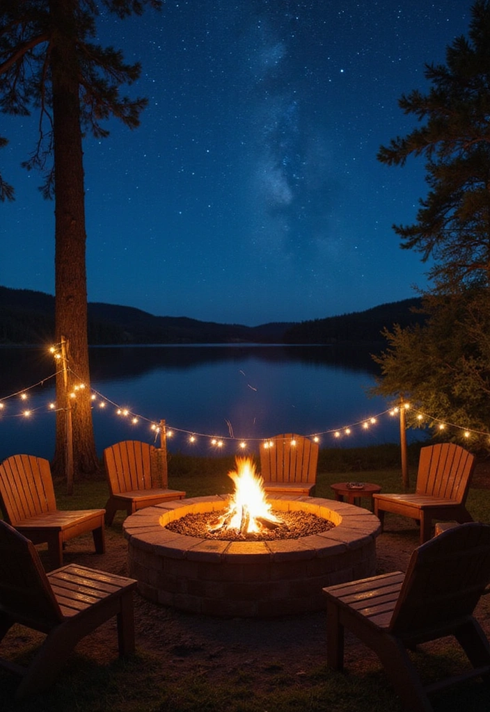20 Easy DIY Lake House Decor Projects That'll Add a Personal Touch (You Won't Believe #10!) - 10. DIY Fire Pit Area