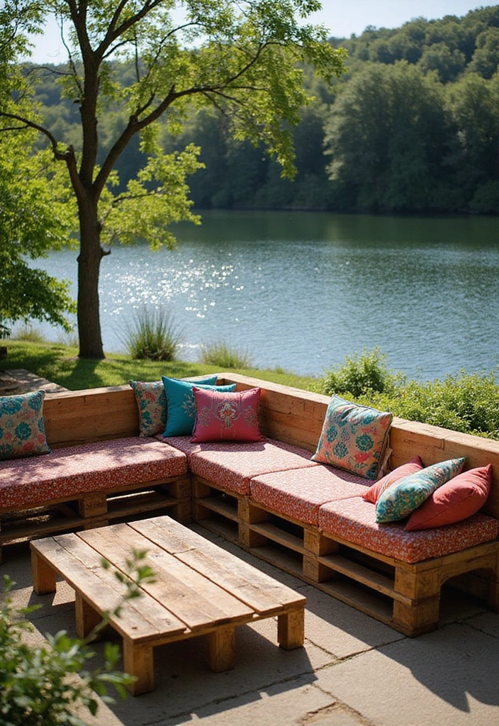 20 Easy DIY Lake House Decor Projects That'll Add a Personal Touch (You Won't Believe #10!) - 3. Repurposed Wooden Pallet Furniture