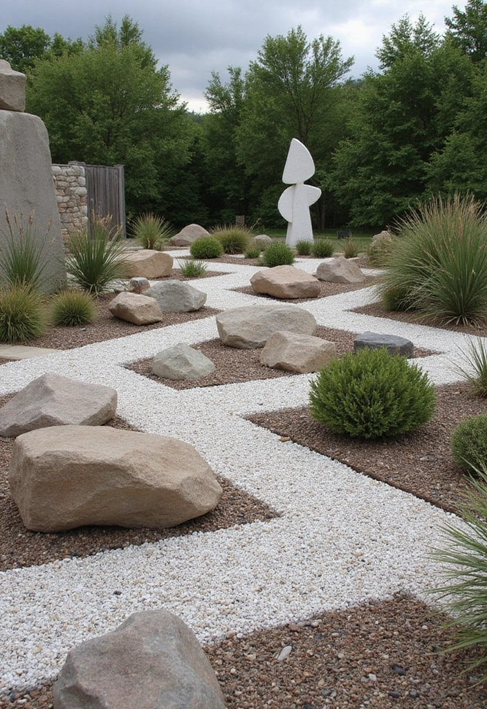 20 Rock Garden Ideas That Will Transform Your Backyard Into a Stunning Oasis! - 11. Modern Geometric Rock Gardens
