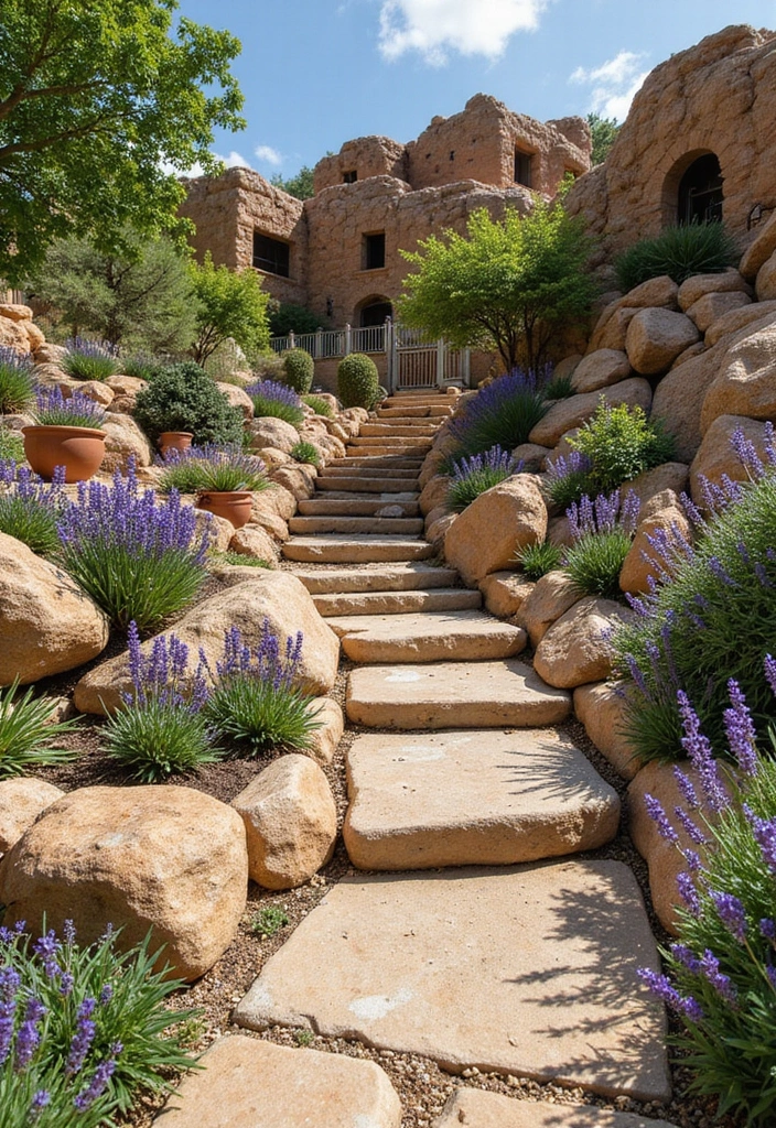 20 Rock Garden Ideas That Will Transform Your Backyard Into a Stunning Oasis! - 6. Mediterranean Rock Gardens