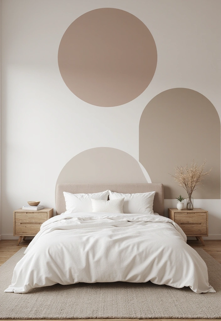 21 Eye-Catching Geometric Bedroom Accent Walls You Need to See to Believe! - 15. Minimalist Geometric Touches