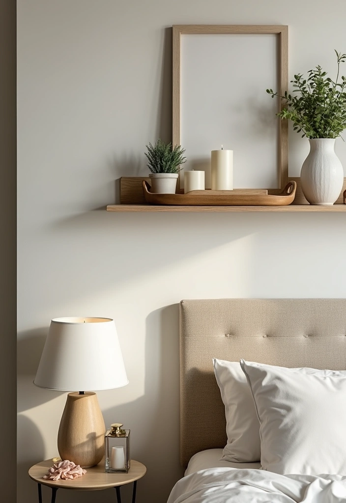 21 Farmhouse Bedroom Shelf Decor Ideas That'll Transform Your Space into a Dreamy Retreat! - 12. Decorative Trays for Clarity