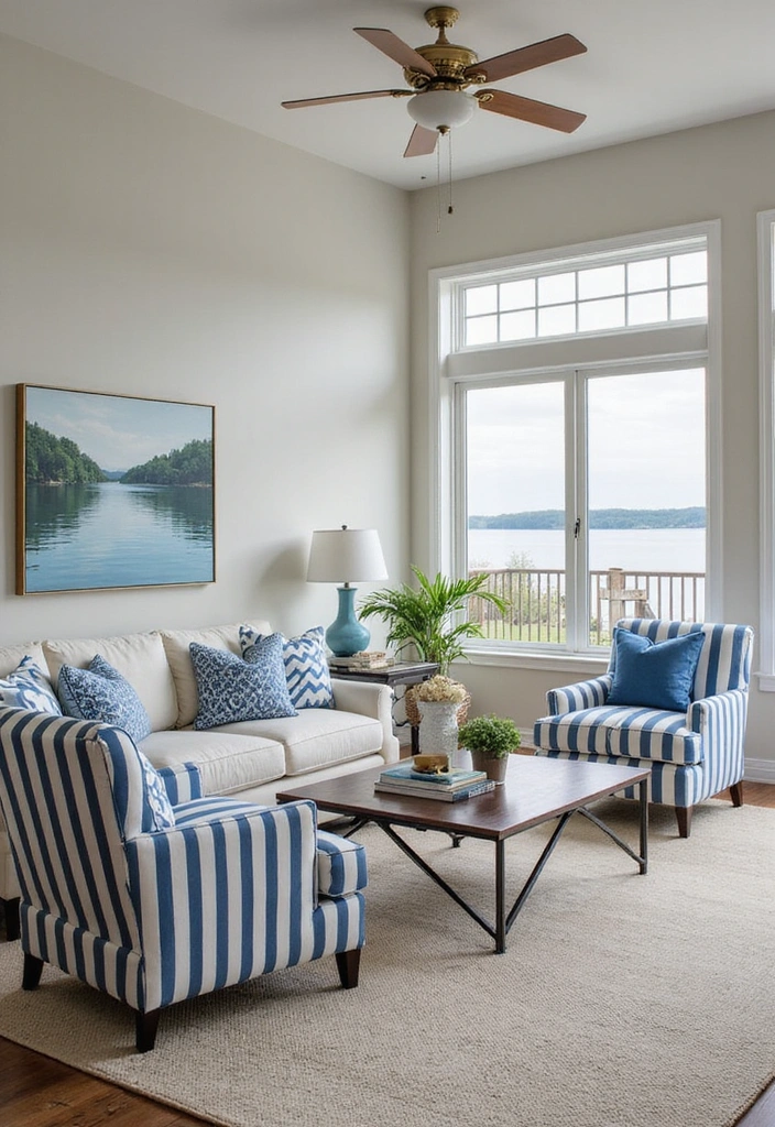 21 Modern Lake House Decor Ideas to Transform Your Space into a Stylish Retreat! - 13. Nautical Touches