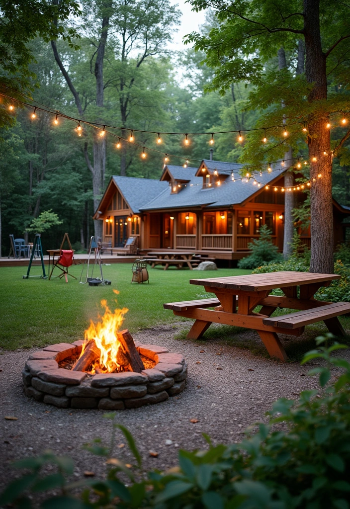 21 Modern Lake House Decor Ideas to Transform Your Space into a Stylish Retreat! - 19. Playful Outdoor Activities Area