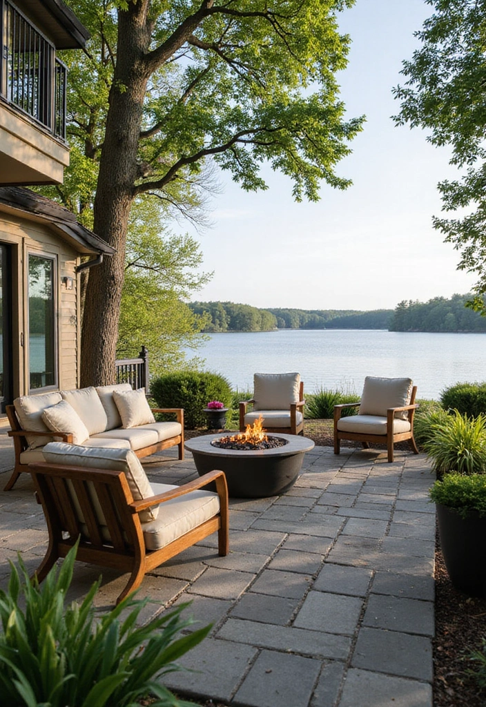 21 Modern Lake House Decor Ideas to Transform Your Space into a Stylish Retreat! - 7. Outdoor Living Spaces