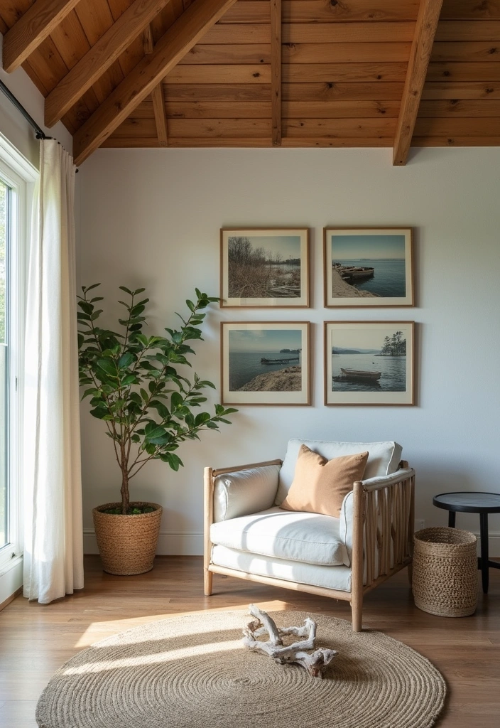 21 Modern Lake House Decor Ideas to Transform Your Space into a Stylish Retreat! - 8. Natural Art and Decor