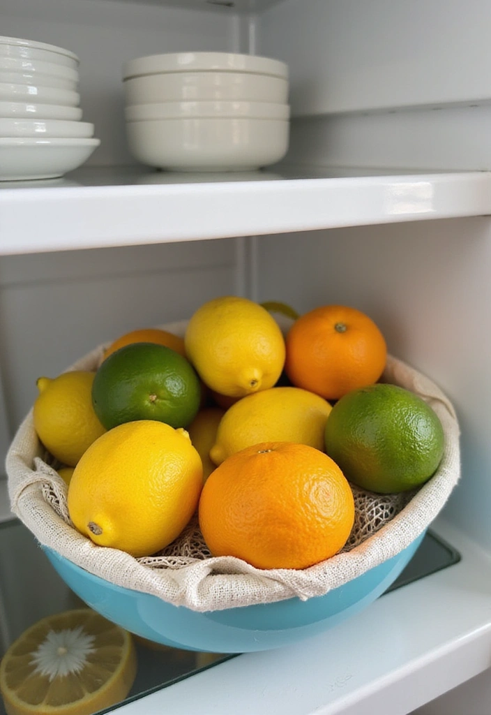 21 Refrigerator Organization Hacks for Fresh Fruits and Veggies (You'll Thank Me Later!) - 11. Citrus Preservation Tips