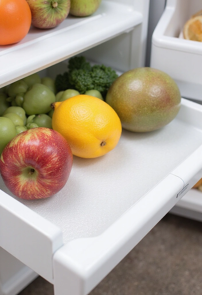 21 Refrigerator Organization Hacks for Fresh Fruits and Veggies (You'll Thank Me Later!) - 14. Produce Pads for Longevity