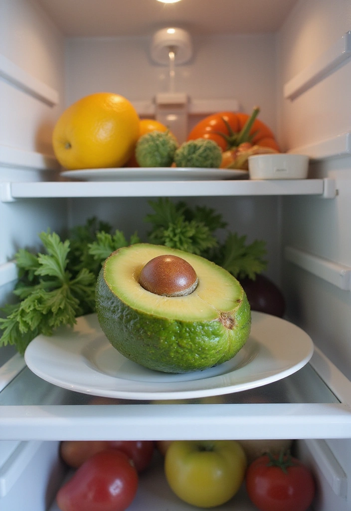 21 Refrigerator Organization Hacks for Fresh Fruits and Veggies (You'll Thank Me Later!) - 17. Keep Avocados on a Low Shelf