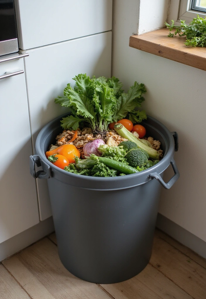 21 Refrigerator Organization Hacks for Fresh Fruits and Veggies (You'll Thank Me Later!) - 18. Composting for Outdated Produce