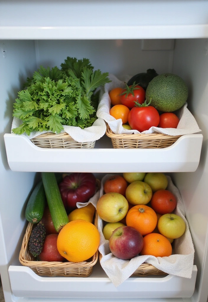 21 Refrigerator Organization Hacks for Fresh Fruits and Veggies (You'll Thank Me Later!) - 2. Use Produce Drawers Wisely