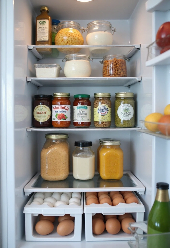 21 Refrigerator Organization Hacks for Fresh Fruits and Veggies (You'll Thank Me Later!) - 7. Smart Shelf Placement
