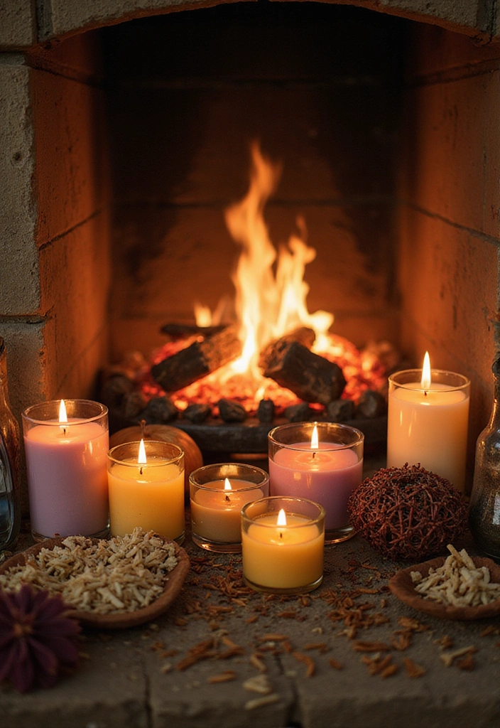 22 Affordable Fall Fireplace Decor Ideas That Look Luxurious (You’ll Love #11!) - 10. Scented Elements