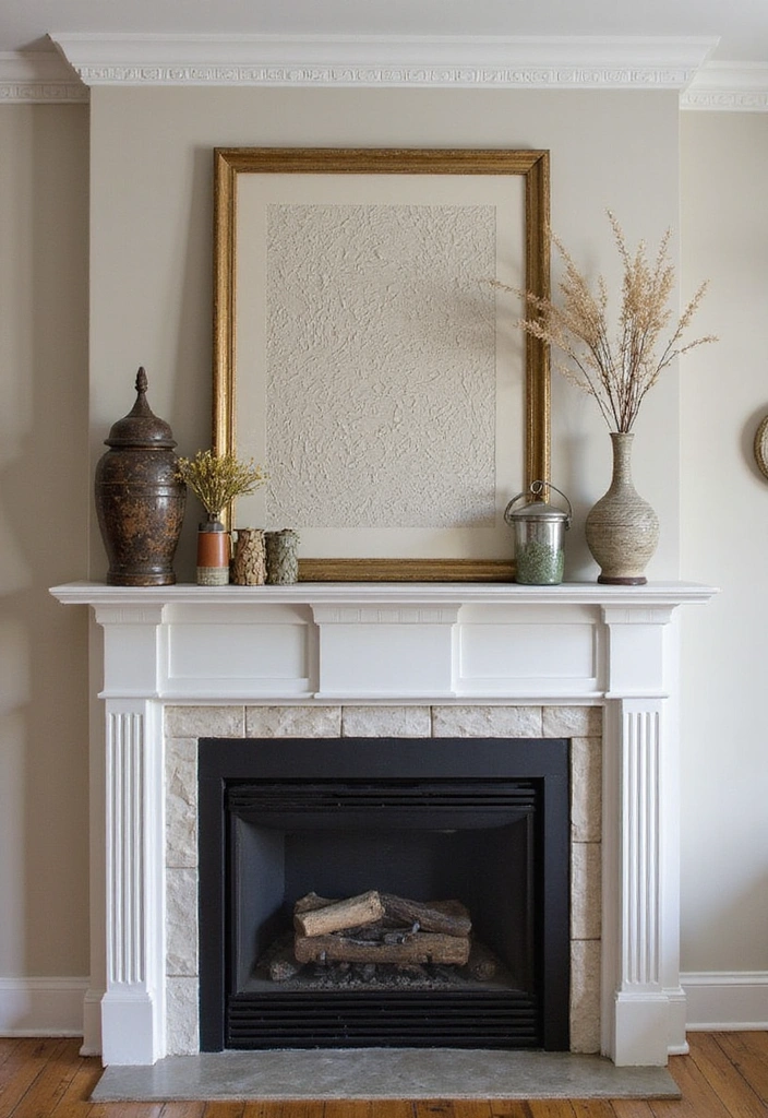 22 Affordable Fall Fireplace Decor Ideas That Look Luxurious (You’ll Love #11!) - 8. Layered Textures