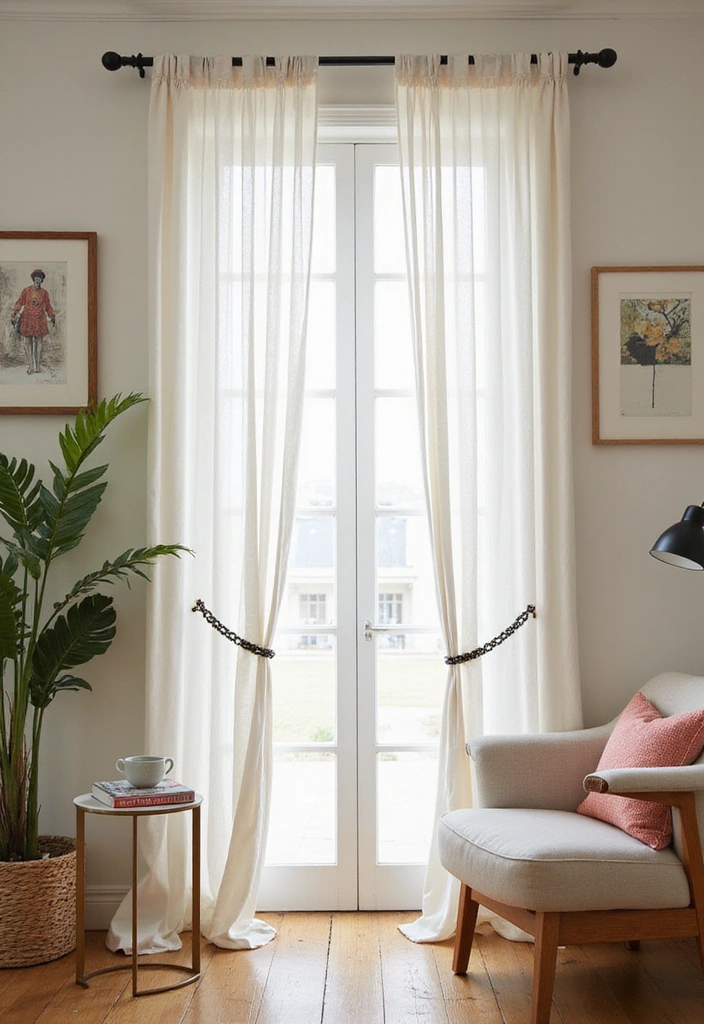22 Best Room Dividers for Privacy and Style (Your Neighbors Will Be Jealous of #11!) - 16. Tension Rod Dividers