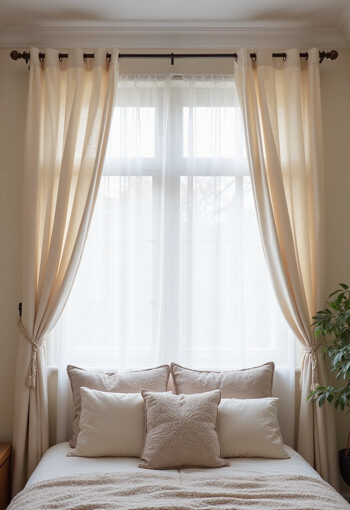 22 Best Room Dividers for Privacy and Style (Your Neighbors Will Be Jealous of #11!) - 3. Curtains for Cozy Privacy
