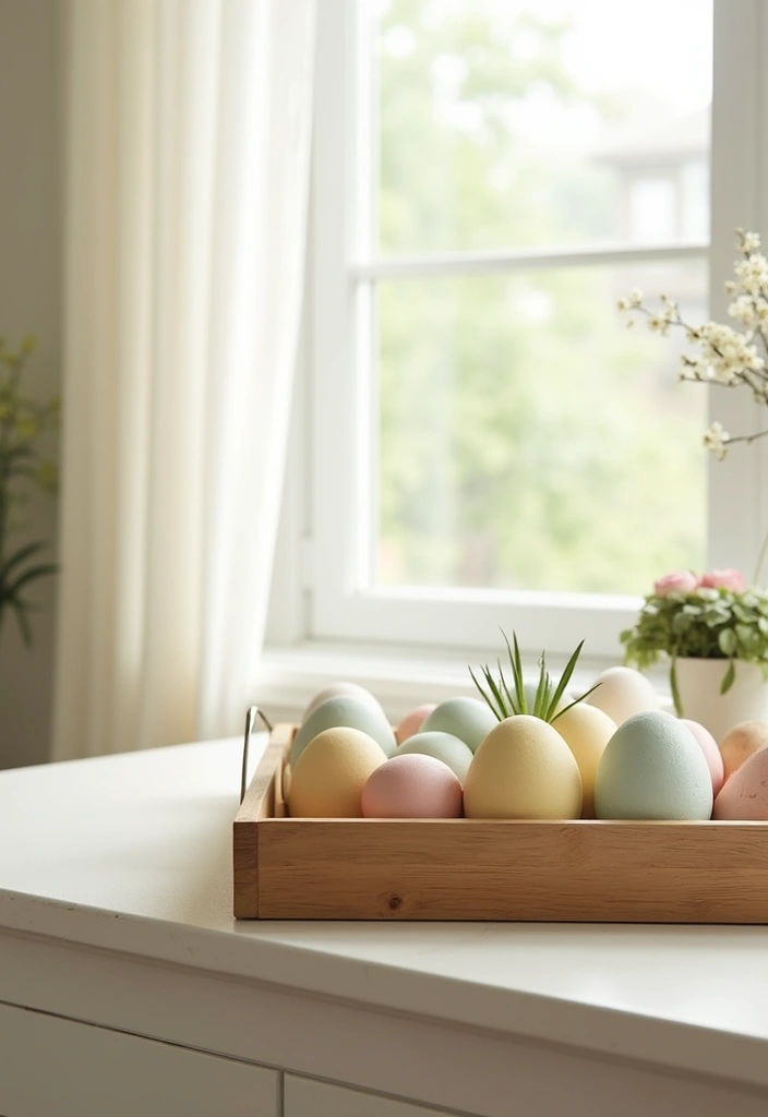 22 Farmhouse Kitchen Tray Decor Ideas That Combine Style with Functionality (Don't Miss #15!) - 4. Seasonal Decor Tray