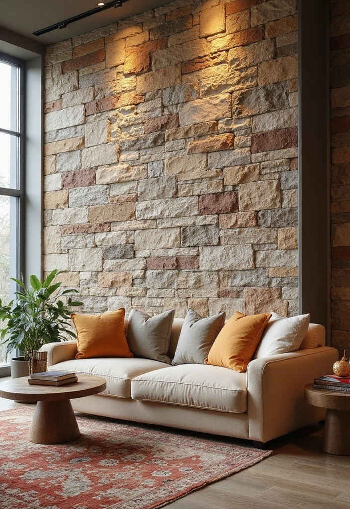 23 DIY Stone Wall Ideas That'll Elevate Your Home Decor Without Breaking the Bank (#19 Is a Must-Try!) - 1. Faux Stone Panels for a Quick Makeover