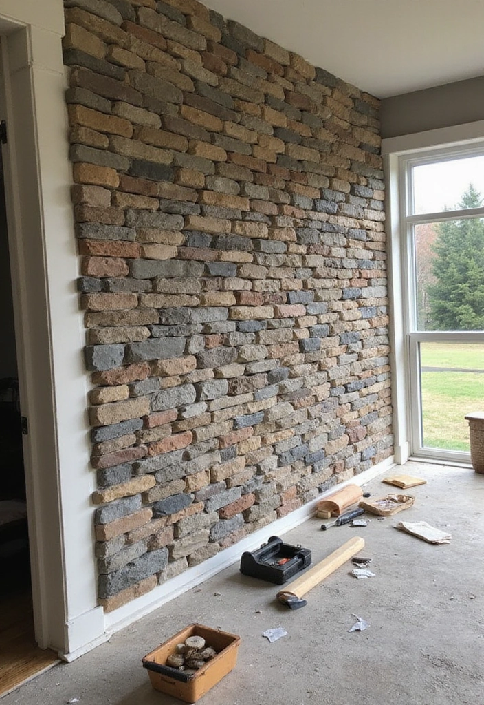 23 DIY Stone Wall Ideas That'll Elevate Your Home Decor Without Breaking the Bank (#19 Is a Must-Try!) - 19. DIY Stone Wall Tutorial – The Must-Try Project!