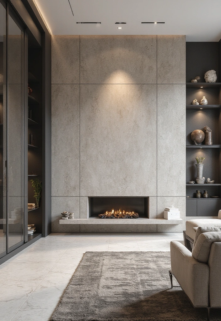23 DIY Stone Wall Ideas That'll Elevate Your Home Decor Without Breaking the Bank (#19 Is a Must-Try!) - 6. Stone Cladding for a Modern Twist