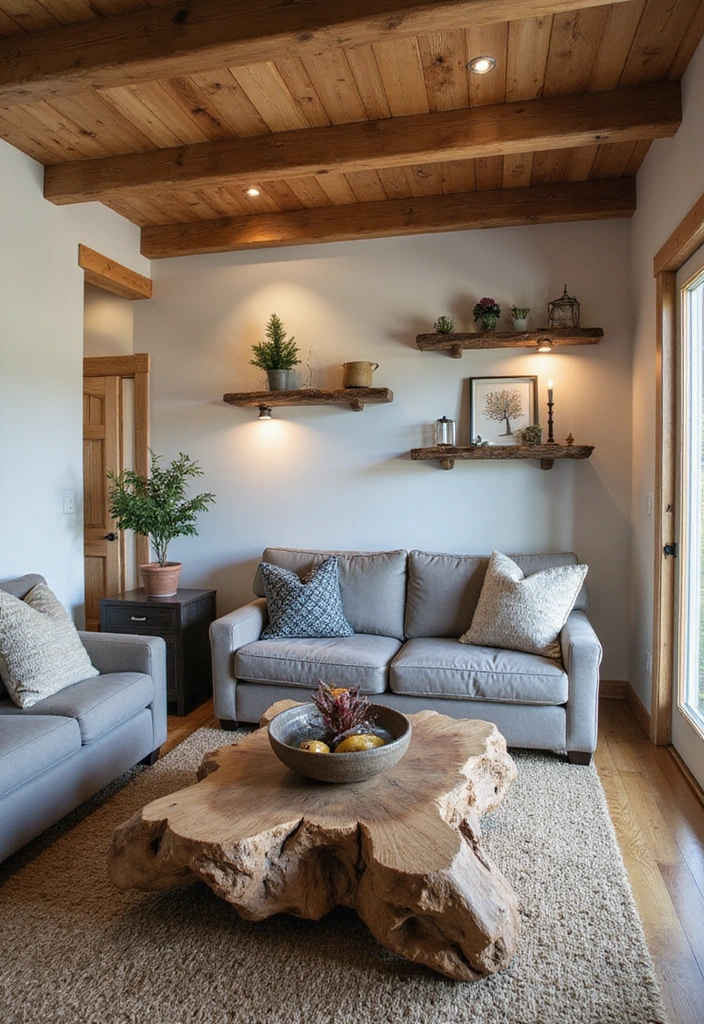25 Charming Lake House Decor Accents That'll Make You Smile Every Day! - 4. Driftwood Accents