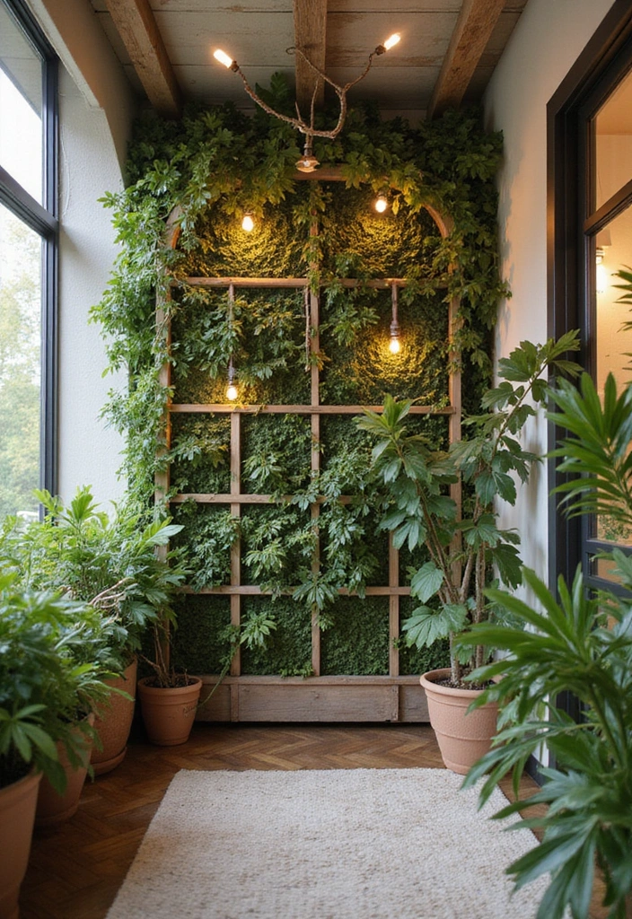 25 Stunning DIY Room Divider Ideas That Will Transform Your Space on a Budget! - 25. Outdoor-Style Garden Trellis