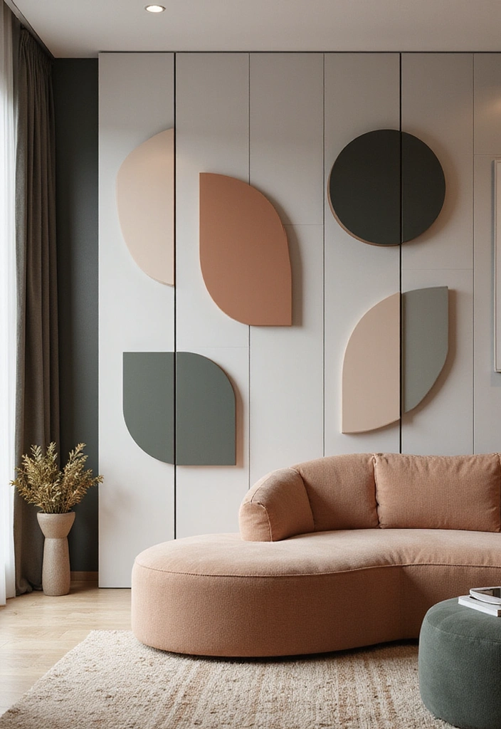 25 Stunning DIY Room Divider Ideas That Will Transform Your Space on a Budget! - 9. Modular Panel Design