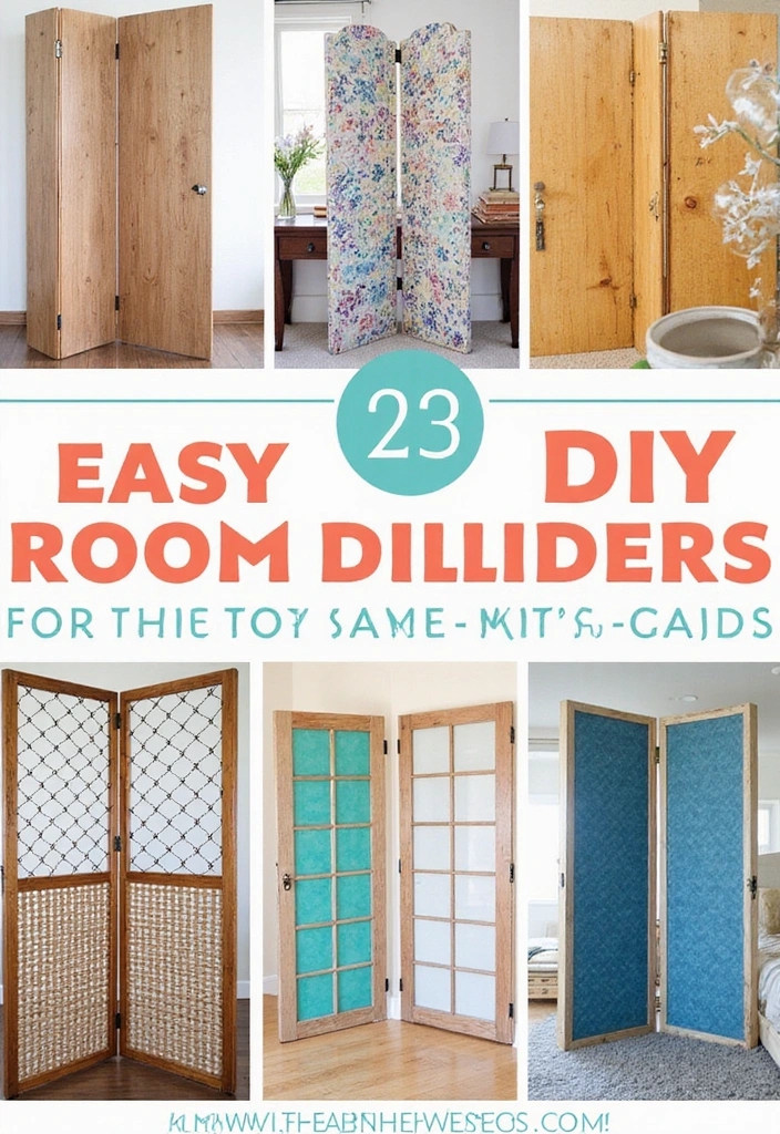 25 Stunning DIY Room Divider Ideas That Will Transform Your Space on a Budget! - Conclusion