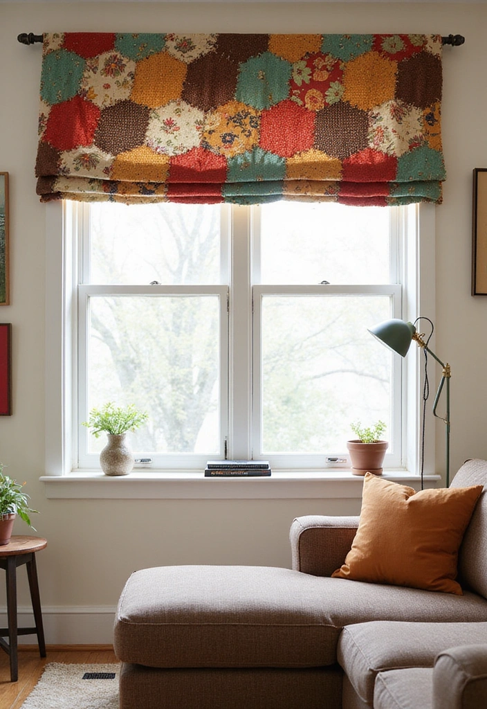 10 Bold Eclectic Window Valance Ideas That Will Make a Statement in Any Room! - 4. Eclectic Patchwork