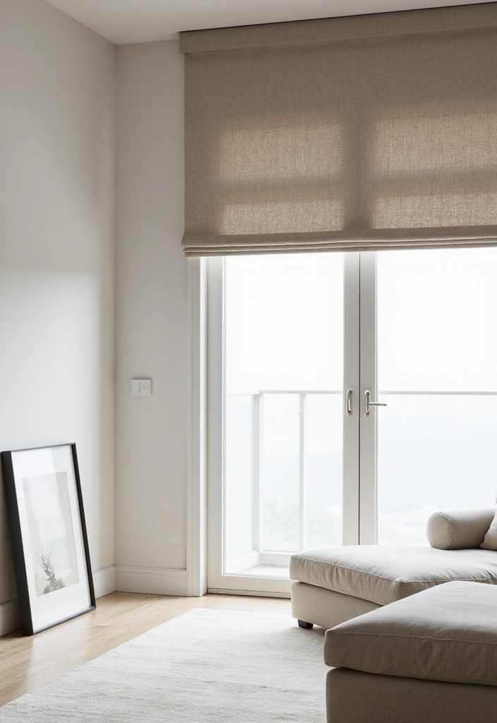 10 Bold Eclectic Window Valance Ideas That Will Make a Statement in Any Room! - 6. Modern Minimalist