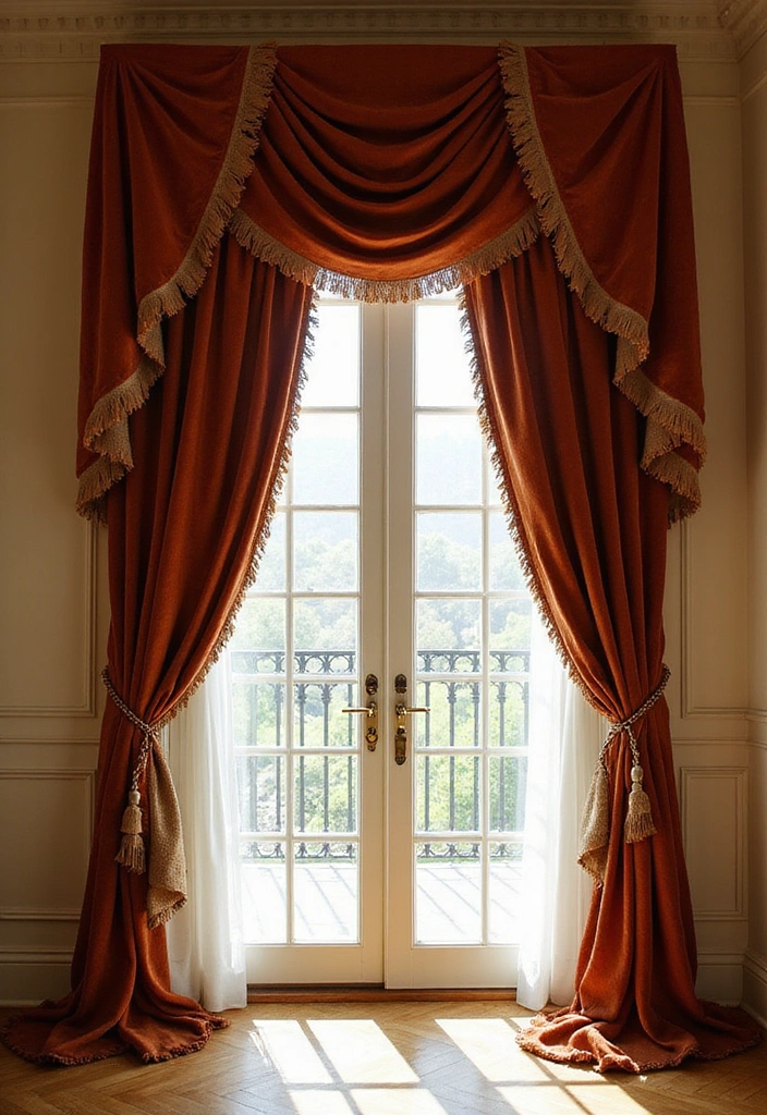 10 Bold Eclectic Window Valance Ideas That Will Make a Statement in Any Room! - 7. Textured Fabrics